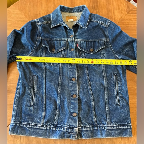 Vintage 80’s Levi’s Men's Denim Trucker Jacket Size Medium 77607-1207 - Picture 6 of 7